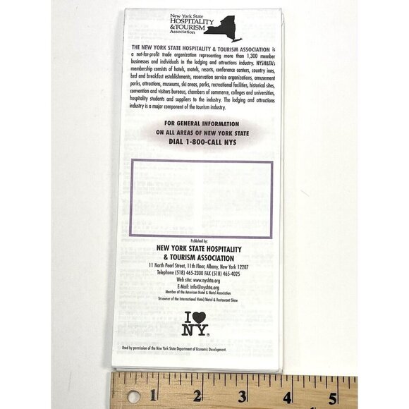 2000 Second Edition Travel Guide with MAP of NEW YORK STATE Hospitality Tourism - Picture 3 of 5